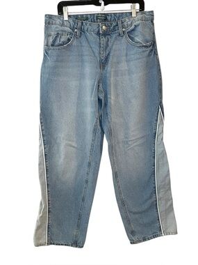 Wild Fable Jeans Womens 10 Blue 90s Relaxed Straight Mid Rise Rigid 31 Inseam